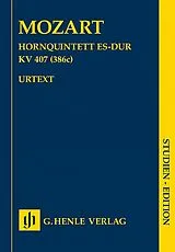 Wolfgang Amadeus Mozart Notenblätter Quintett Es-Dur KV407 (KV386c)