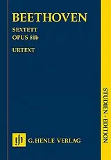 Ludwig van Beethoven Notenblätter Sextett Es-Dur op.81B
