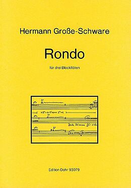 Hermann Grosse-Schware Notenblätter Rondo