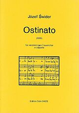 Józef Swider Notenblätter Ostinato für Frauenchor