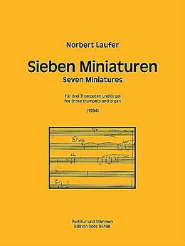 Norbert Laufer Notenblätter 7 Miniaturen