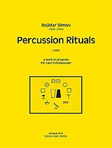Bojidar Dimov Notenblätter Percussion Rituals