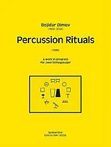Bojidar Dimov Notenblätter Percussion Rituals