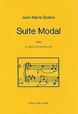 Juan María Solare Notenblätter SUITE MODAL FUER FLOETE