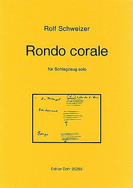 Rolf Schweizer Notenblätter Rondo corale