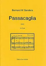 Bernard Wayne Sanders Notenblätter Passacaglia