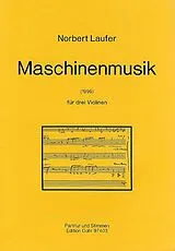 Norbert Laufer Notenblätter Maschinenmusik