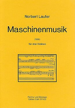 Norbert Laufer Notenblätter Maschinenmusik
