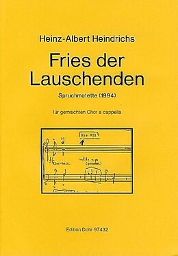 Heinz-Albert Heindrichs Notenblätter Fries der Lauschenden