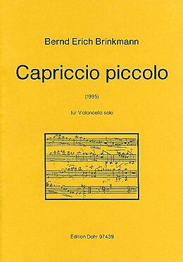 Bernd Erich Brinkmann Notenblätter Capriccio piccolo (1995)