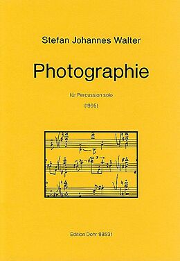 Stefan Johannes Walter Notenblätter Photographie in einem Negativ und zwei Abzügen