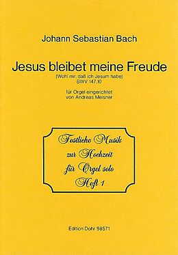 Johann Sebastian Bach Notenblätter Jesus bleibet meine Freude Choral