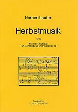Norbert Laufer Notenblätter Herbstmusik für Schlagzeug