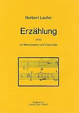 Norbert Laufer Notenblätter Erzählung für Marimbaphon und