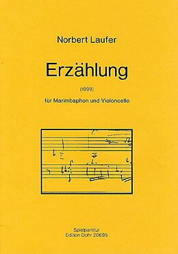Norbert Laufer Notenblätter Erzählung für Marimbaphon und