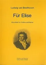 Ludwig van Beethoven Notenblätter Für Elise