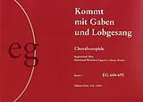  Notenblätter Kommt mit Gaben und Lobgesang