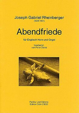 Joseph Gabriel Rheinberger Notenblätter Abendfriede