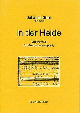 Johann Lütter Notenblätter In der Heide - Liederzyklus