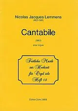 Jacques-Nicolas Lemmens Notenblätter Cantabile