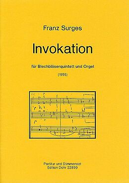 Franz Surges Notenblätter Invokation für 2 Trompeten