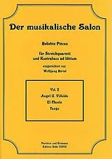 Angel Gregorio Villoldo Notenblätter El Choclo Tango für Streichquartett