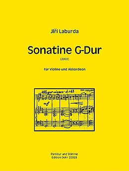 Jiri Laburda Notenblätter Sonatine G-Dur für Violine und