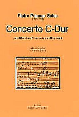 Pietro Pompeo Sales Notenblätter Concerto C-Dur per il cembalo