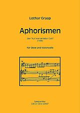 Lothar Graap Notenblätter Aphorismen über Auf meinen
