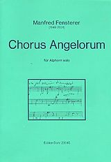 Manfred Fensterer Notenblätter Chorus angelorum