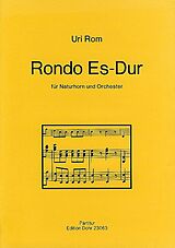 Uri Rom Notenblätter Rondo Es-Dur für Horn und