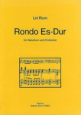 Uri Rom Notenblätter Rondo Es-Dur für Horn und