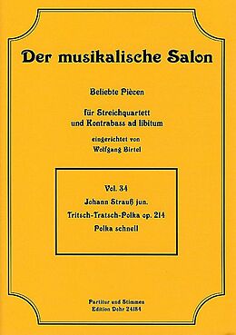 Johann (Sohn) Strauss Notenblätter Tritsch-Tratsch-Polka op.214