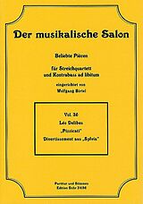 Leo Delibes Notenblätter Pizzicati für Streichquartett und Kontrabass