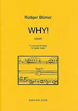 Rüdiger Blömer Notenblätter Why für grosse Orgel