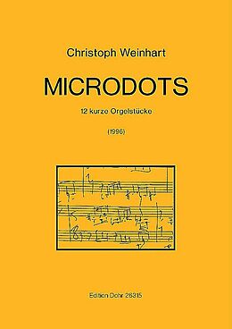 Christoph Weinhart Notenblätter Microdots 12 kurze Stücke