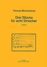 Thomas Blomenkamp Notenblätter 3 Stücke für 4 Violinen, 2 Violen