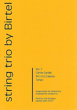Carlos Gardel Notenblätter Por una cabeza für Violine, Viola