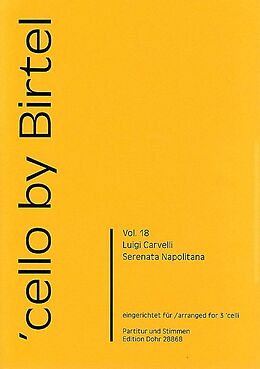 Luigi Carvelli Notenblätter Serenata Napolitana für 3 Violoncelli