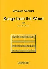 Christoph Weinhart Notenblätter Songs from the Wood für 4 Paar Claves