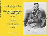 Johann Christian Heinrich Rinck Notenblätter Vor- und Nachspiele op.143 Band 2