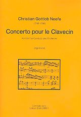 Christian Gottlob Neefe Notenblätter Concerto pour le clavecin