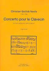 Christian Gottlob Neefe Notenblätter Concerto pour le clavecin