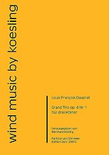 Louis-Francois Dauprat Notenblätter Grand Trio op.4,1 für 3 Hörner