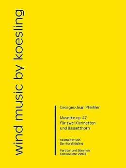 Georges Jean Pfeiffer Notenblätter Musette op.47