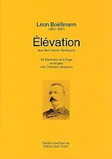 Léon Boellmann Notenblätter Elevation für Klarinette und Orgel