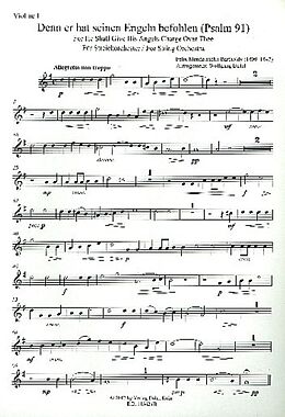 Felix Mendelssohn-Bartholdy Notenblätter Denn er hat seinen Engeln befohlen