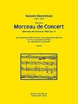 Nazaire Beeckmann Notenblätter Morceau de concert no.2 op.17