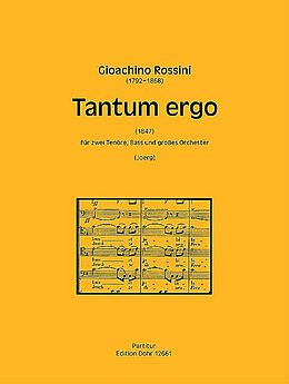 Gioacchino Rossini Notenblätter Tantum ergo