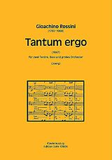 Gioacchino Rossini Notenblätter Tantum ergo für 2 Tenöre, Bass und
